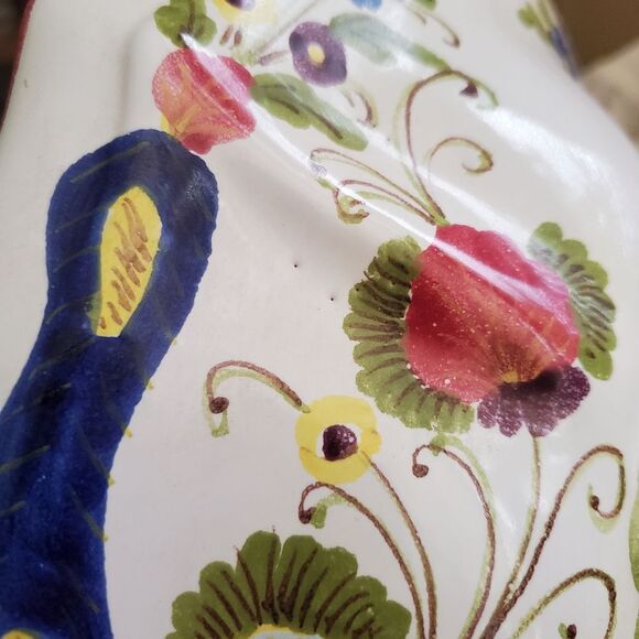 Antique Vintage Multi Floral Soup Pot Tureen Made in Italy - Picture 13 of 14